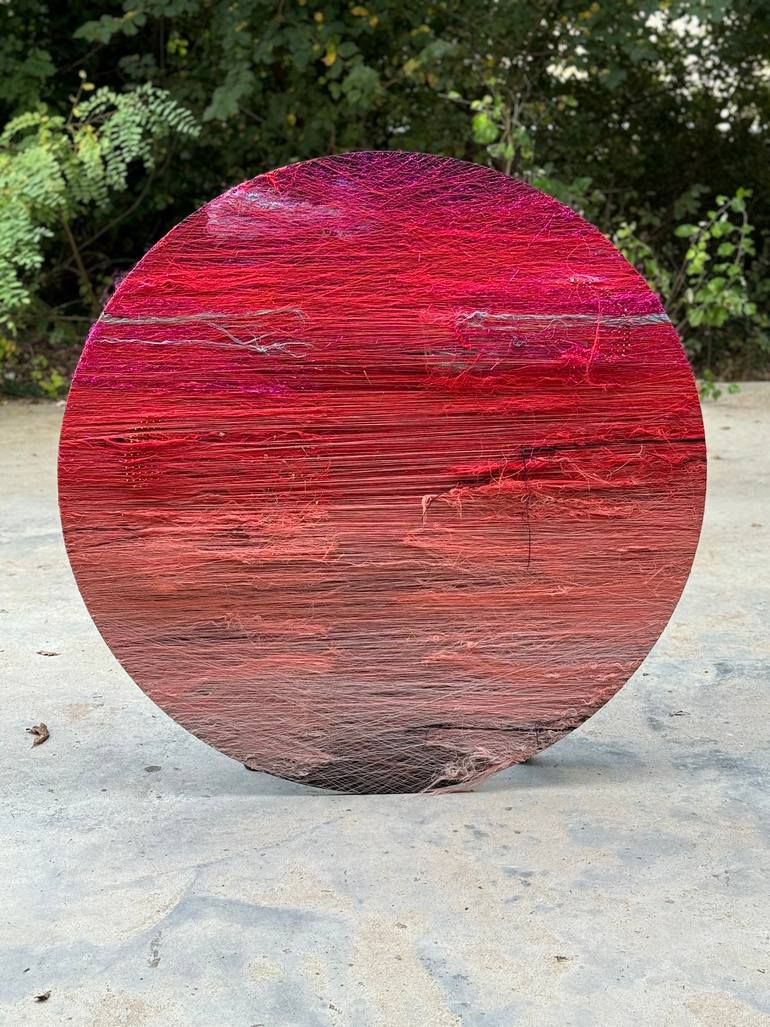 Original Abstract Mixed Media by Pierre Villain