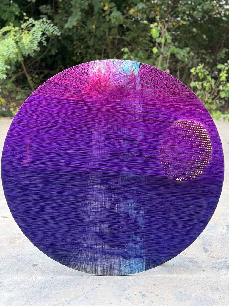 Original Abstract Mixed Media by Pierre Villain