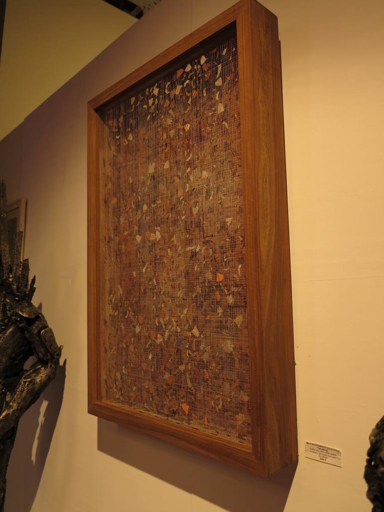 Original Abstract Mixed Media by Pierre Villain