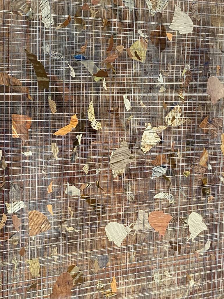 Original Abstract Mixed Media by Pierre Villain