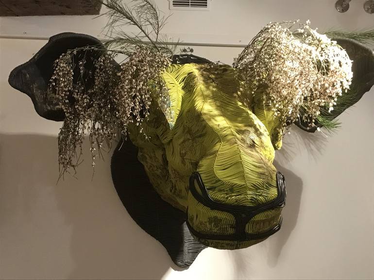 Original Pop Art Animal Mixed Media by Pierre Villain