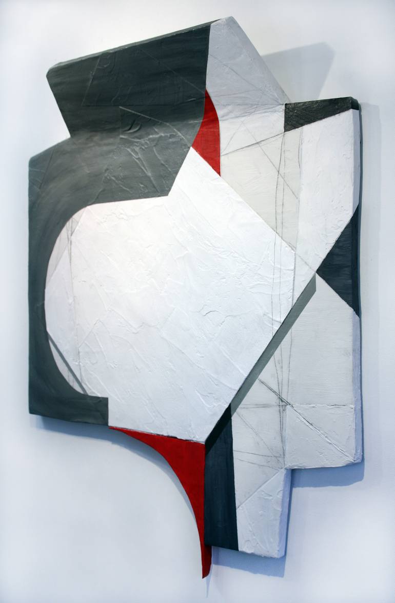 Original Modernism Abstract Mixed Media by Valerie Wilcox