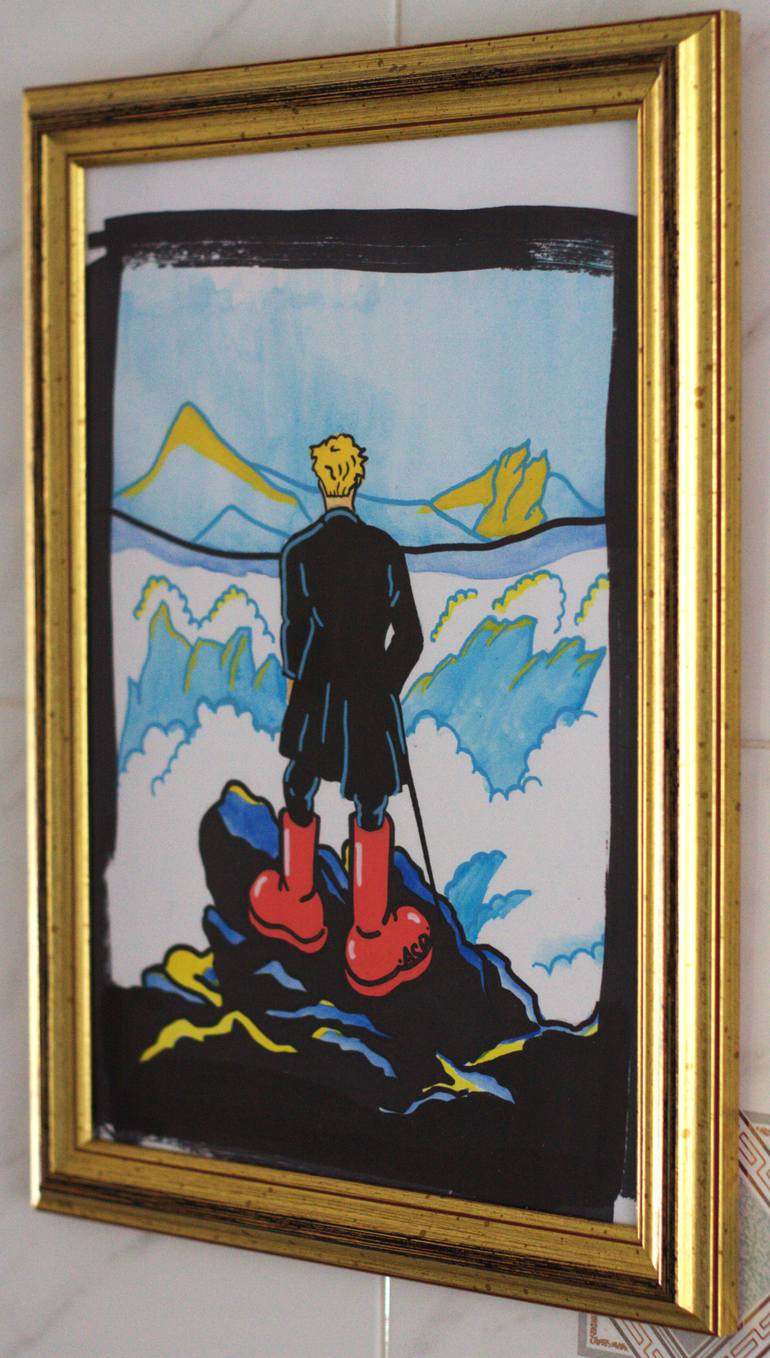 Original Pop Art Nature Painting by Andrea Ciro Davì
