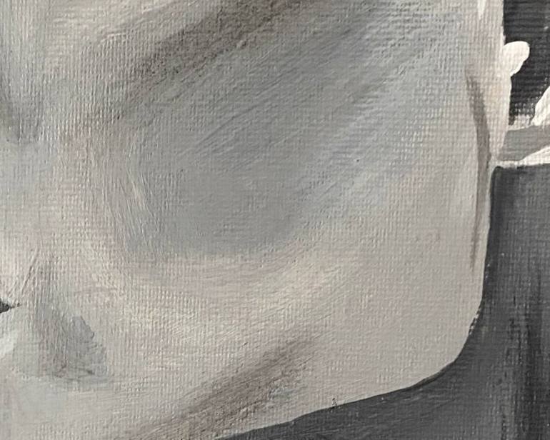 Original Black & White Women Painting by Anastasiia Kudinska