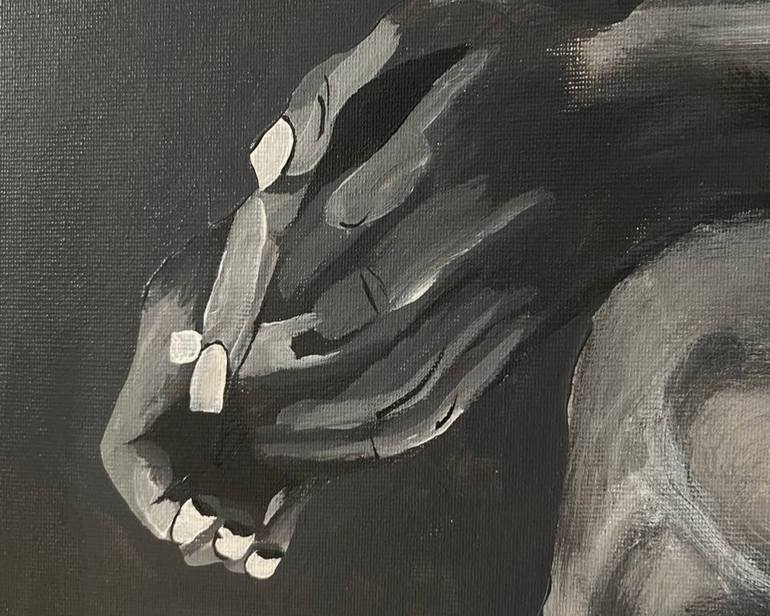 Original Black & White Women Painting by Anastasiia Kudinska