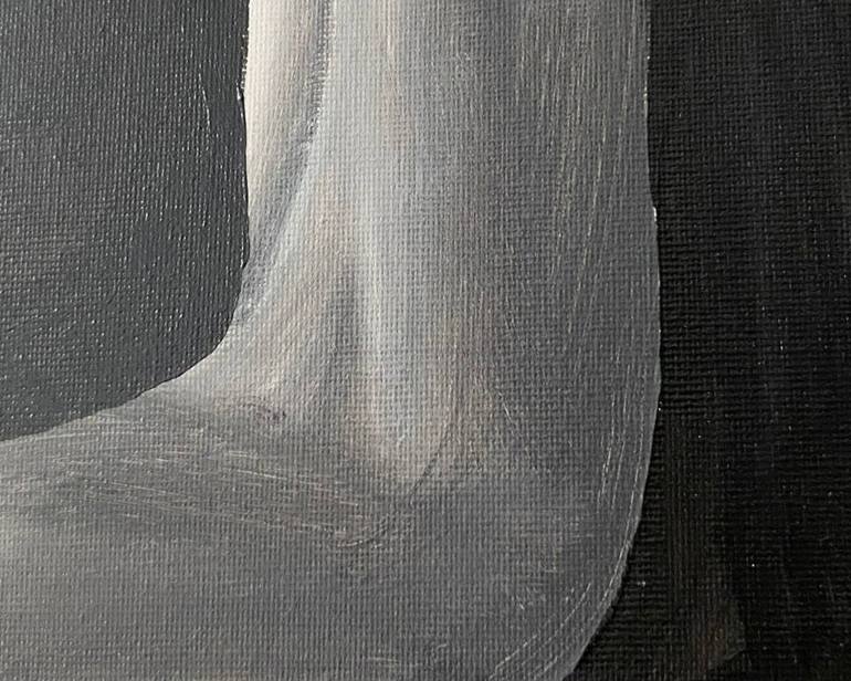 Original Black & White Women Painting by Anastasiia Kudinska