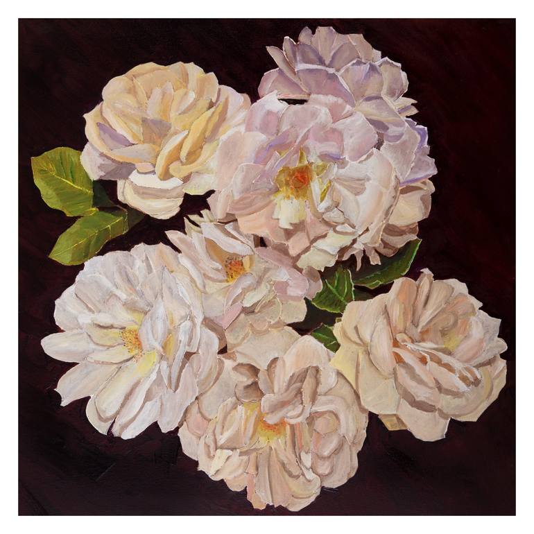 Print of Realism Floral Paintings by Clifford Dye