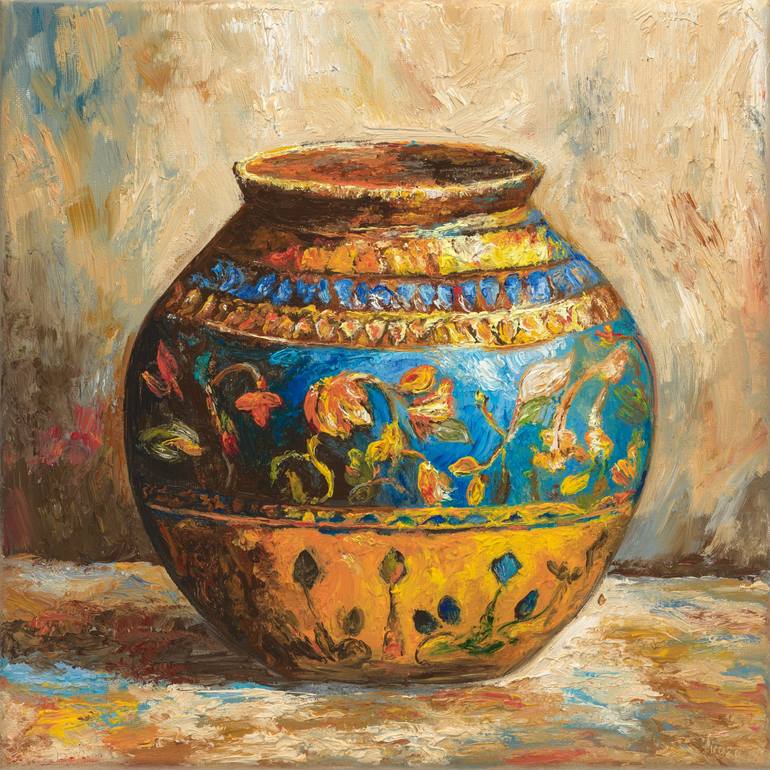 Vessels of Heritage Painting by Firoza Syed | Saatchi Art
