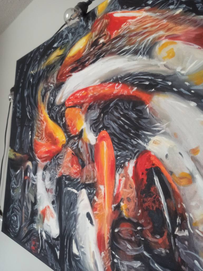 Original Abstract Expressionism Animal Painting by Nataliia Bulba