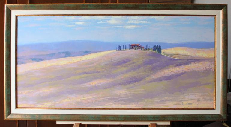 Original Impressionism Landscape Painting by REVAZ TCHEISHVILI