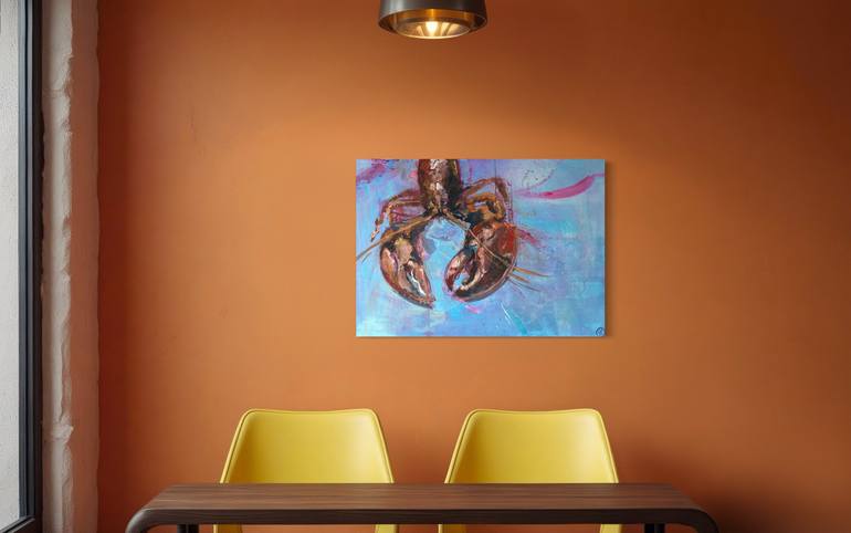 Original Abstract Expressionism Animal Painting by Hanna Maas