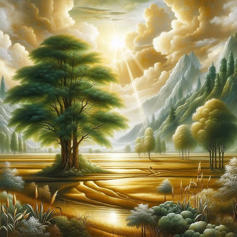 Print of Algorithmic Fantasy Digital by Oleksandr Yerokhin