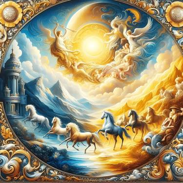 Original Algorithmic Fantasy Digital by Oleksandr Yerokhin