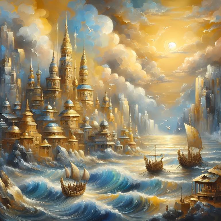 Print of Algorithmic Fantasy Digital by Oleksandr Yerokhin