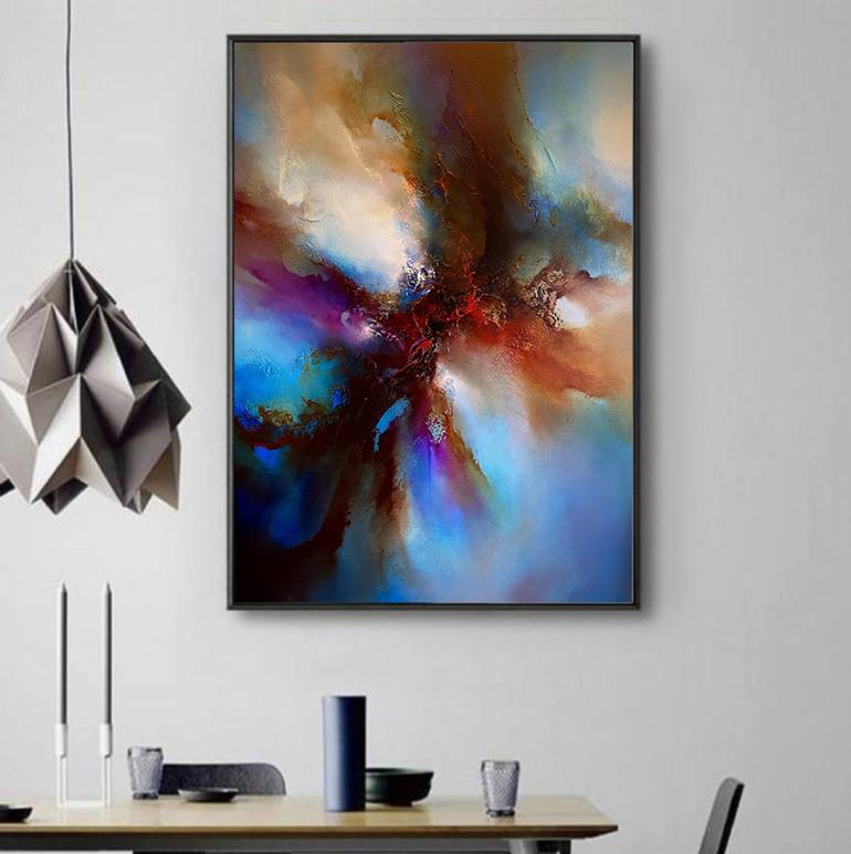 Original Abstract Painting by Simon Kenny