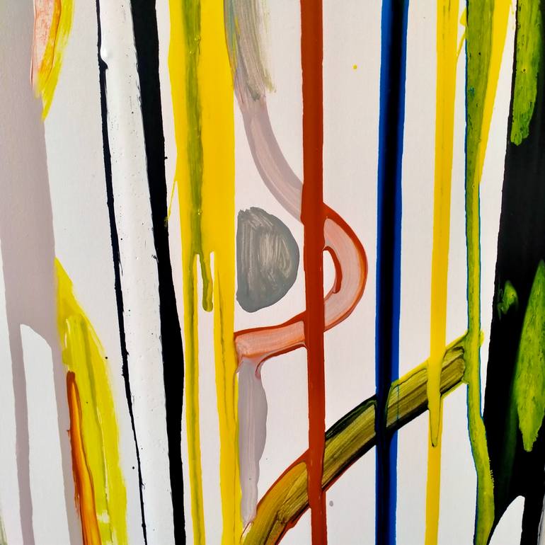 Original Abstract Expressionism Abstract Painting by Emiliano Baiocchi