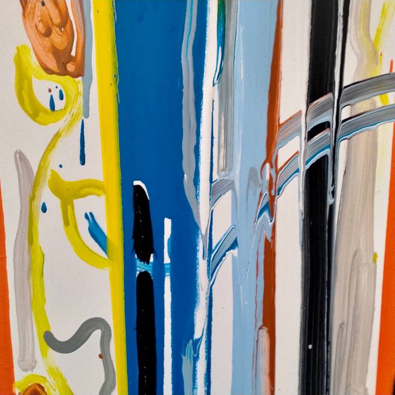 Original Abstract Expressionism Abstract Painting by Emiliano Baiocchi