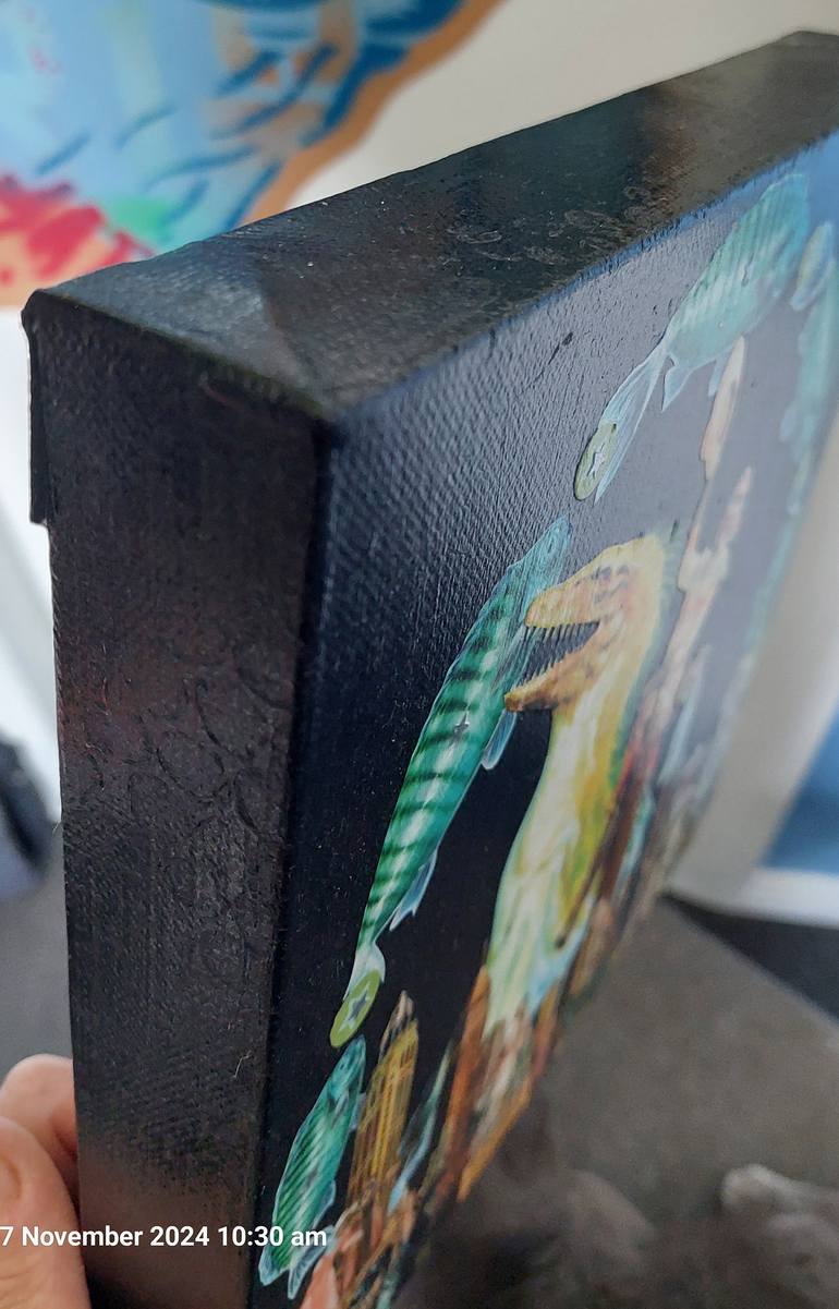 Original Surrealism People Collage by Peter Lewis