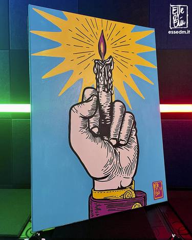 Original Pop Art Pop Culture/Celebrity Painting by Stefano Dm