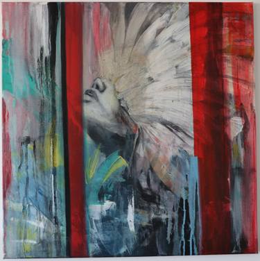Original Abstract Expressionism Abstract Painting by Miljana Gotovac