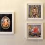 Framed with white wood, UV-Plexi glass. Exhibition View