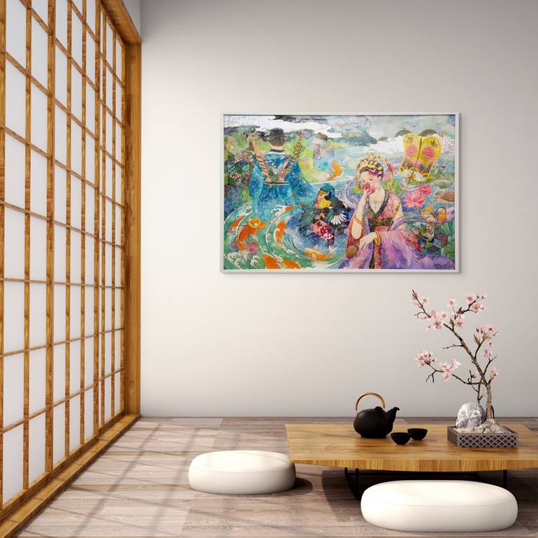 Original Figurative Fantasy Painting by Suyeon Na