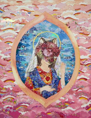 Original Surrealism Religious Paintings by Suyeon Na