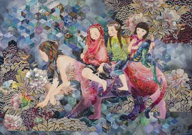 Original Figurative Fantasy Paintings by Suyeon Na