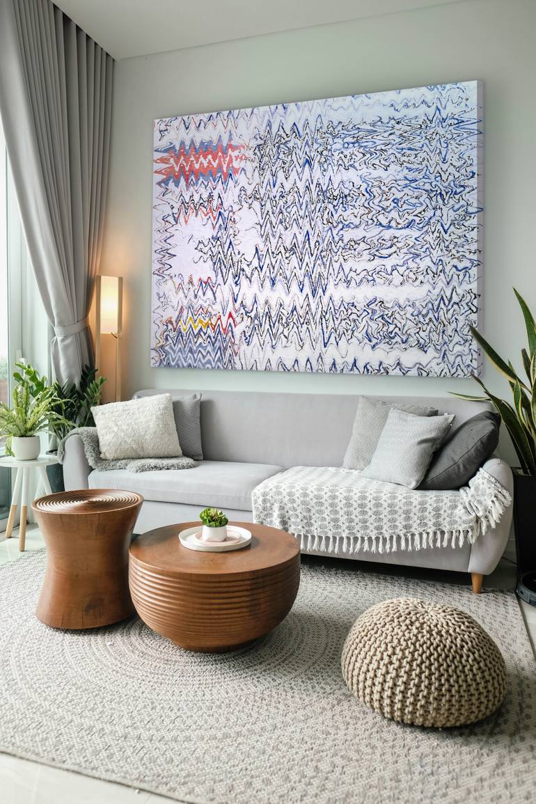 Original Conceptual Love Painting by Matus Lanyi