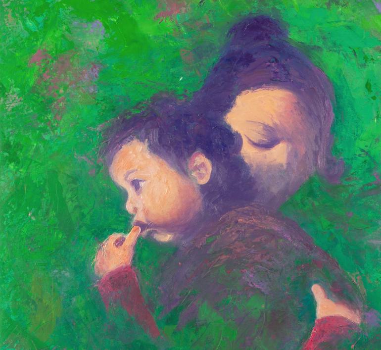 Original Contemporary Love Painting by Letizia Maria Cavallo