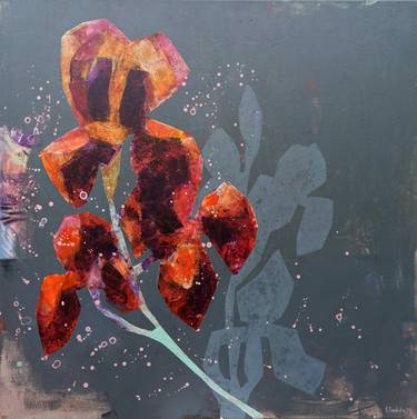Original Abstract Floral Paintings by Anna Masiul-Gozdecka