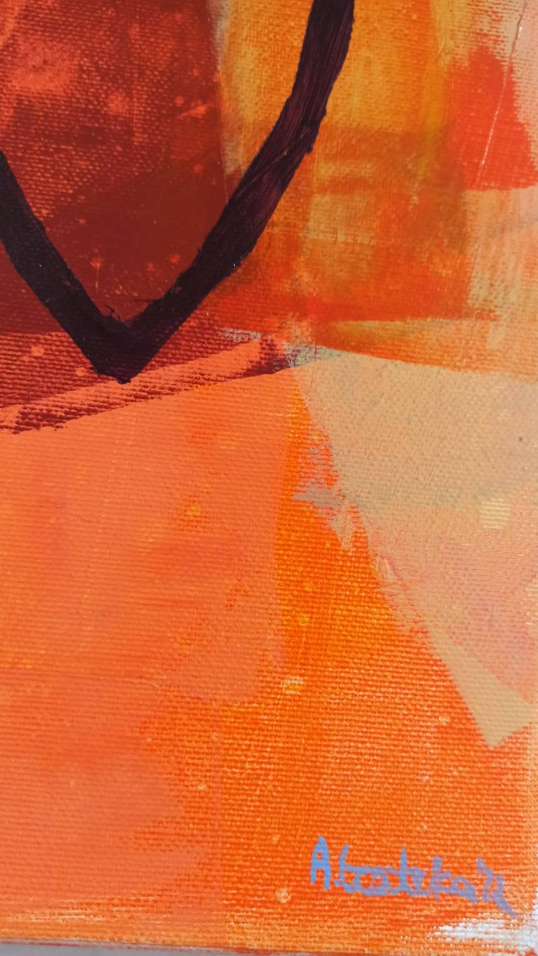 Original Abstract Landscape Painting by Anna Masiul-Gozdecka