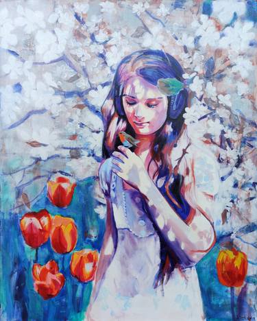 Print of Figurative Nature Paintings by Anna Masiul-Gozdecka