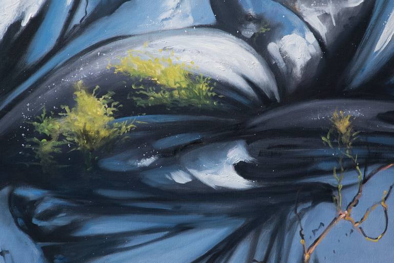 Original Conceptual Beach Painting by Ralph Baudach