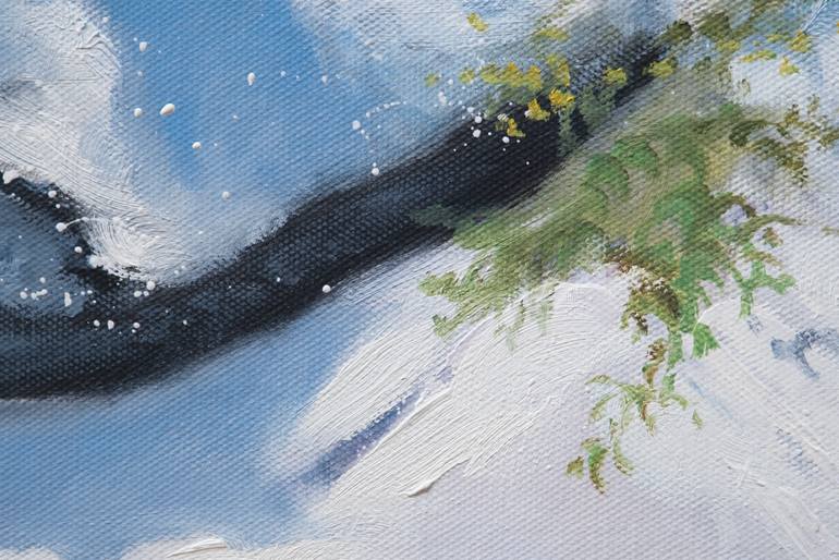 Original Conceptual Beach Painting by Ralph Baudach
