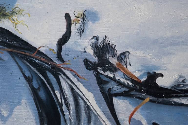 Original Conceptual Beach Painting by Ralph Baudach