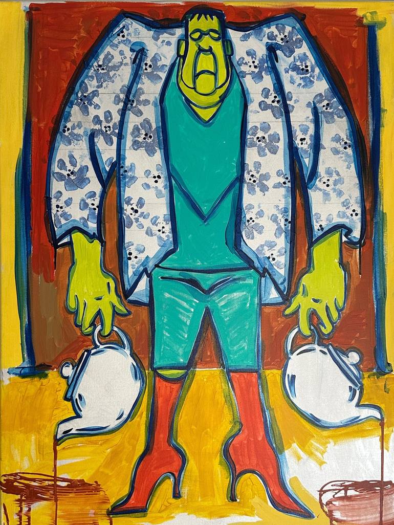 Original Abstract Pop Culture/Celebrity Paintings by Timmy Valentine