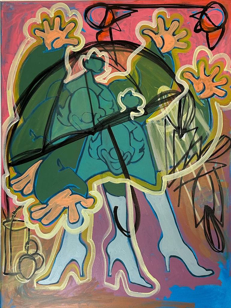 Original Abstract Pop Culture/Celebrity Paintings by Timmy Valentine