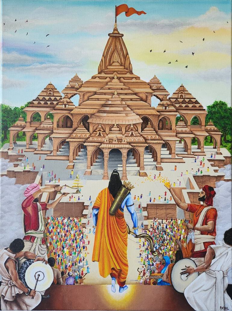 Print of Figurative Religion Paintings by Payal Jivani