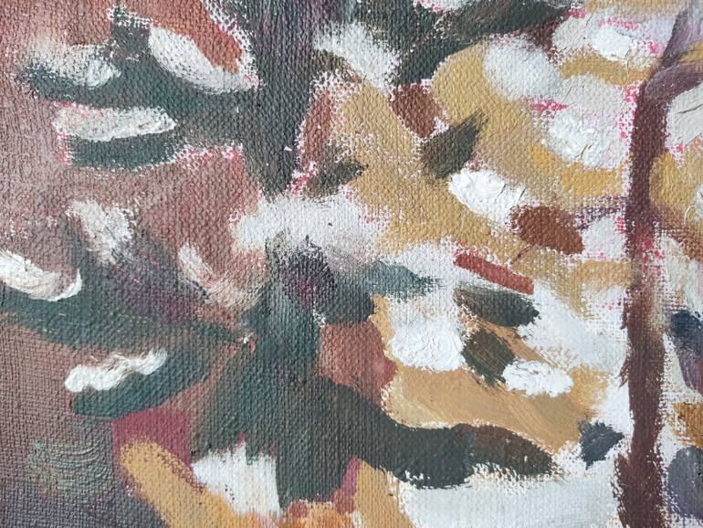 Original Abstract Expressionism Landscape Painting by Ирина Назарова