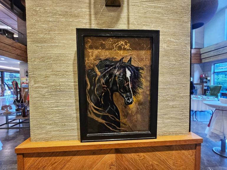 Original Artificial Intelligence Animal Painting by Artnghan Kra