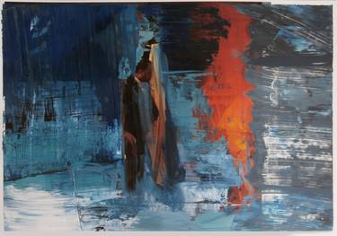 Original Abstract Expressionism People Paintings by Paul Jelinek