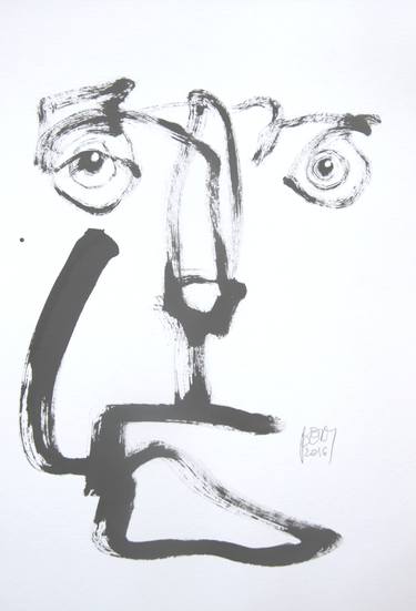 Original People Drawings by Bert Eelen