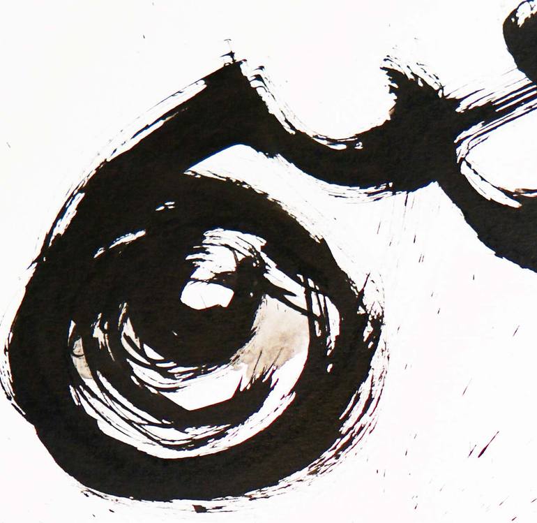 Original Abstract Expressionism People Painting by Bert Eelen