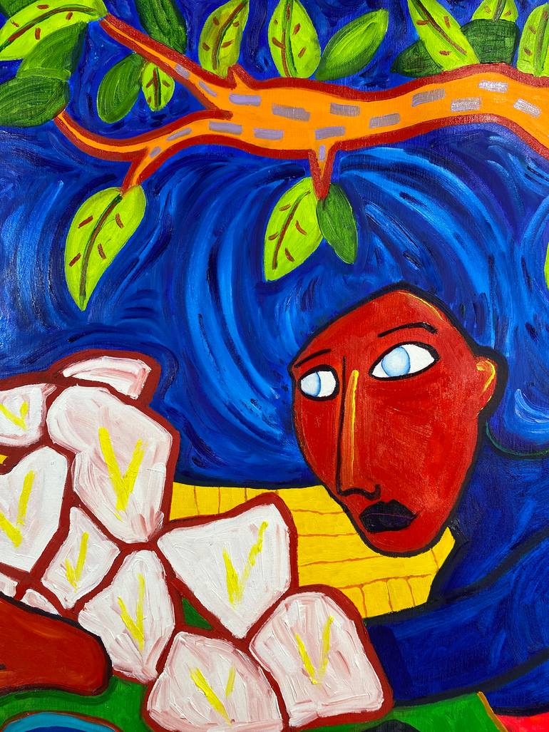 Original Fauvism Family Painting by Cazo Laventure