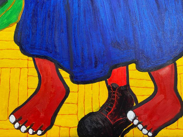 Original Fauvism Family Painting by Cazo Laventure