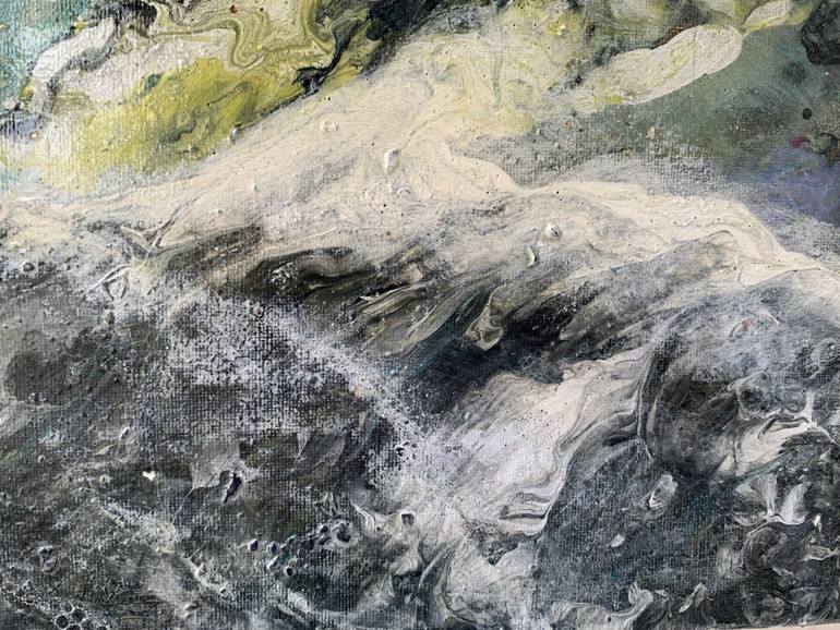 Original Abstract Animal Painting by L Boukov