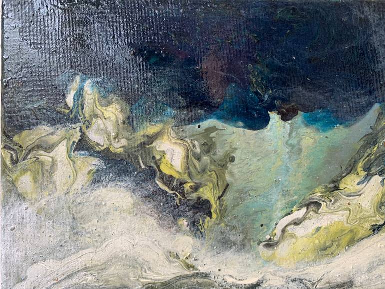 Original Abstract Animal Painting by L Boukov