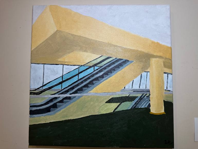 Original Contemporary Architecture Painting by William Richmond