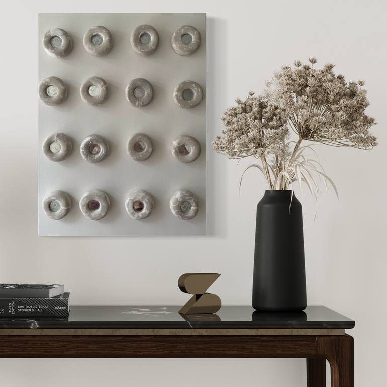 Original Minimalism Abstract Sculpture by Parisa Nabard